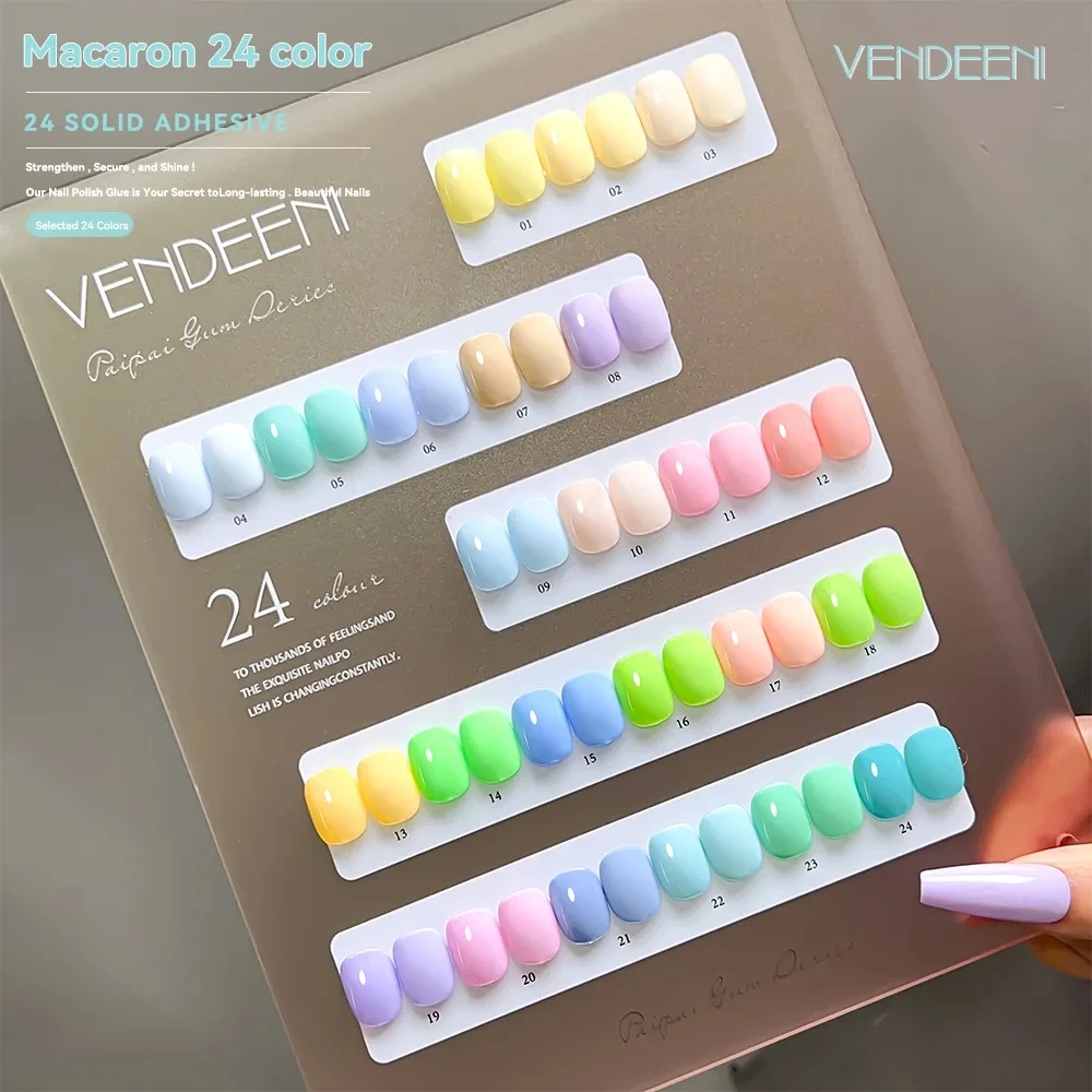Vendeeni Light Pink Green Yellow 24pcs*15ml Sweet Color Gel Nail Polish 15ml With Display Long Lasting Varnis For Nail Manicure
Vendeeni Light Pink Green Yellow 24pcs*15ml Sweet Color Gel Nail Polish 15ml With Display Long Lasting Varnis For Nail Manicure