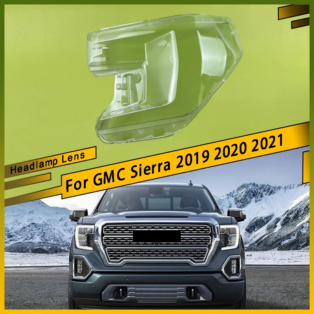 For GMC Sierra 2019 2020 2021 Front Headlight Clear Lens Cover Clear Headlamp Shell Headlight Cover ransparent Lampshade
For GMC Sierra 2019 2020 2021 Front Headlight Clear Lens Cover Clear Headlamp Shell Headlight Cover ransparent Lampshade
