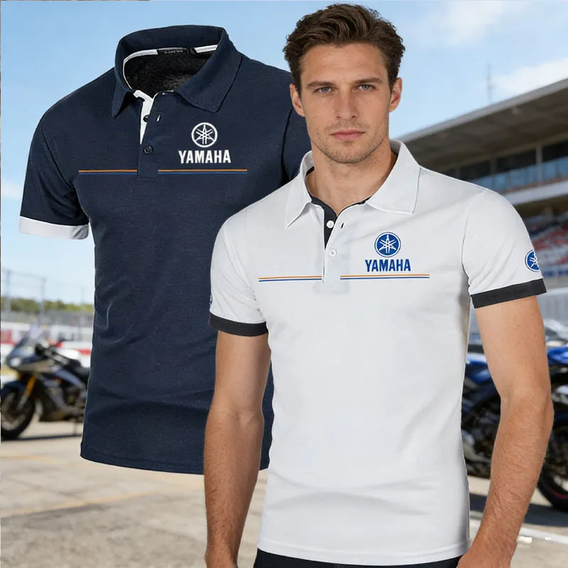 Yamaha Men's Polo Shirt Short Sleeve T-Shirt Casual Fashionable Patchwork Breathable and Comfortable Polo Shirt for Men Summer
Yamaha Men's Polo Shirt Short Sleeve T-Shirt Casual Fashionable Patchwork Breathable and Comfortable Polo Shirt for Men Summer