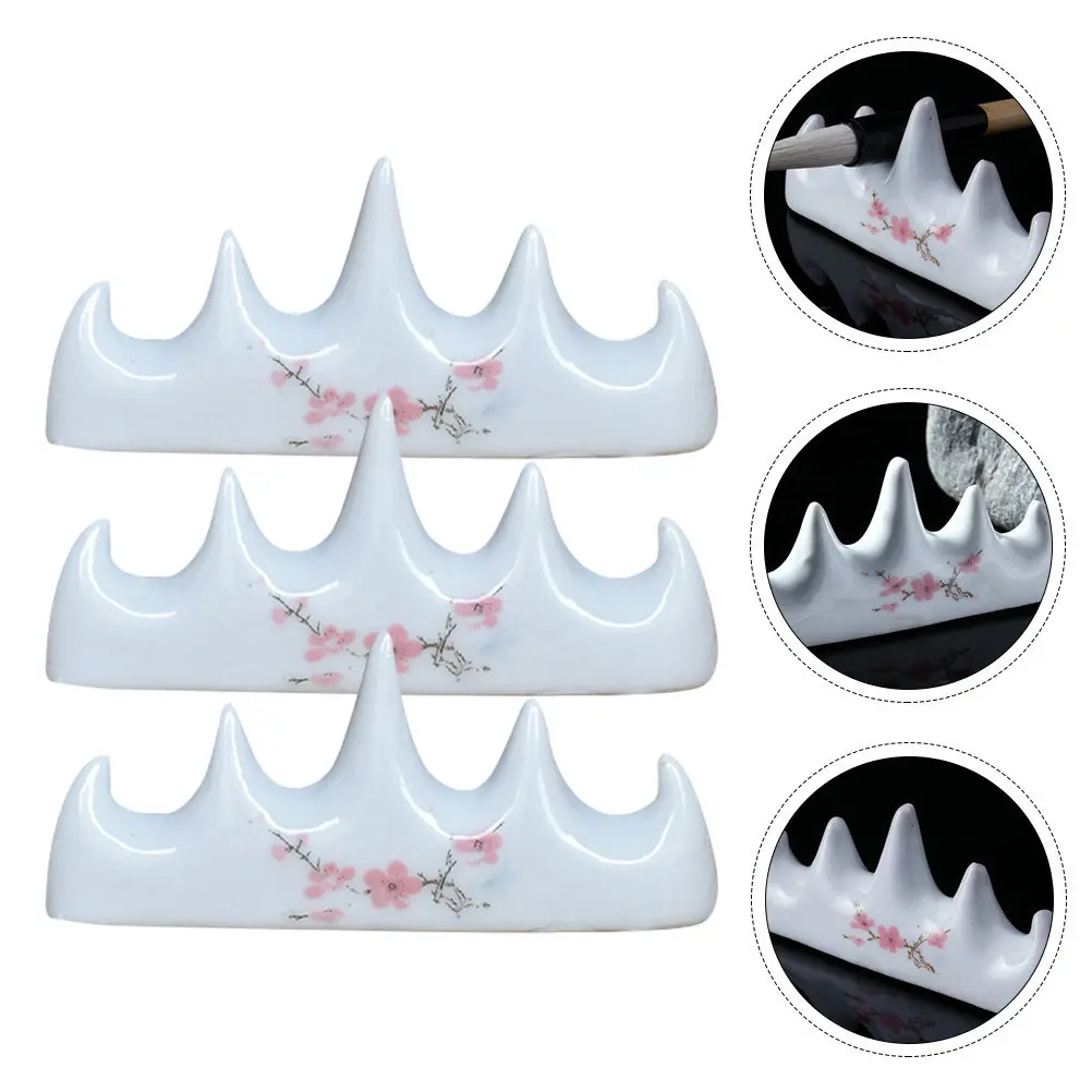 3Pcs Premium Ceramic Brush Pen Rest Elegant Calligraphy Pen Holder for Painting Calligraphy Supplies Ink Brush Stand Desktop
3Pcs Premium Ceramic Brush Pen Rest Elegant Calligraphy Pen Holder for Painting Calligraphy Supplies Ink Brush Stand Desktop