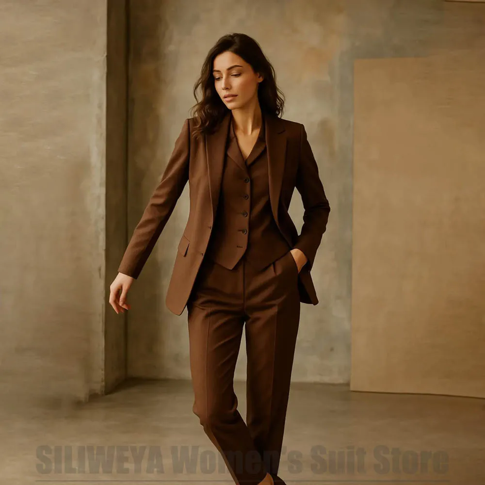 Fashion Women Suit Three Piece Single Breasted Notch Lapel Outfit Formal Office Business Work Casual Party Wedding Tuxedo
Fashion Women Suit Three Piece Single Breasted Notch Lapel Outfit Formal Office Business Work Casual Party Wedding Tuxedo