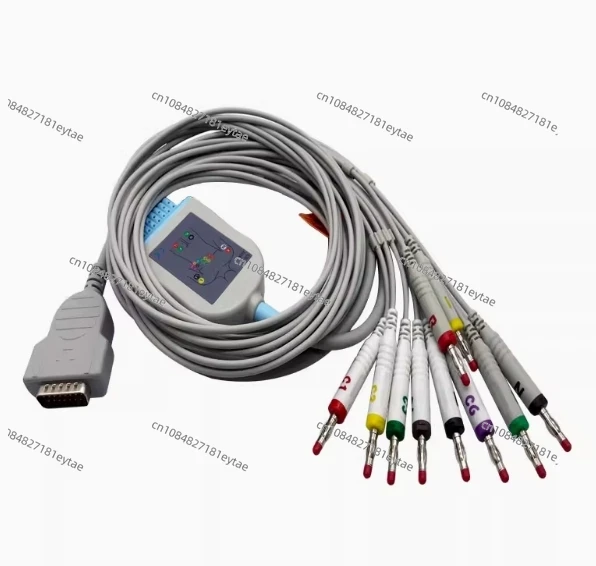 Applicable to GE MAC 500, 800, 1200, 1200, ST 1600 ECG machine lead wire, 12 lead Ma Kui(compatible)
Applicable to GE MAC 500, 800, 1200, 1200, ST 1600 ECG machine lead wire, 12 lead Ma Kui(compatible)