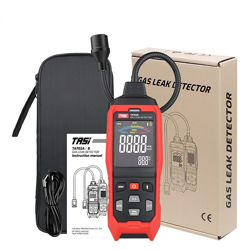 Portable Gas Leak Detector Adjustable Sensitivity PPM/%LEL Sniffer Flashlight Alarm for Home Kitchen LPG Natural Gas
Portable Gas Leak Detector Adjustable Sensitivity PPM/%LEL Sniffer Flashlight Alarm for Home Kitchen LPG Natural Gas