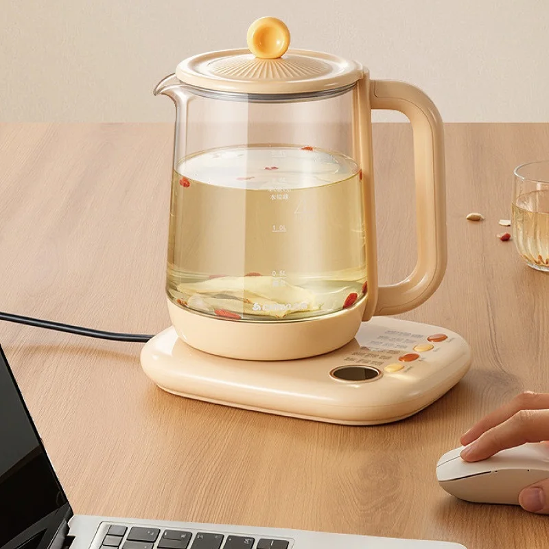 1.8L Health Kettle Office Temperature Control Glass Flower teapot Home Electric Kettle Appointment Stew Boil Kettle Multi-functi
1.8L Health Kettle Office Temperature Control Glass Flower teapot Home Electric Kettle Appointment Stew Boil Kettle Multi-functi