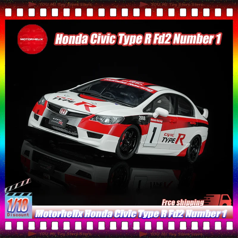 New 1:18 Scale Mh Motorhelix Honda Civic Type R Fd2 Number 1 Diecast Model Car Alloy Racing Car Collectible For Adult Collectors
New 1:18 Scale Mh Motorhelix Honda Civic Type R Fd2 Number 1 Diecast Model Car Alloy Racing Car Collectible For Adult Collectors