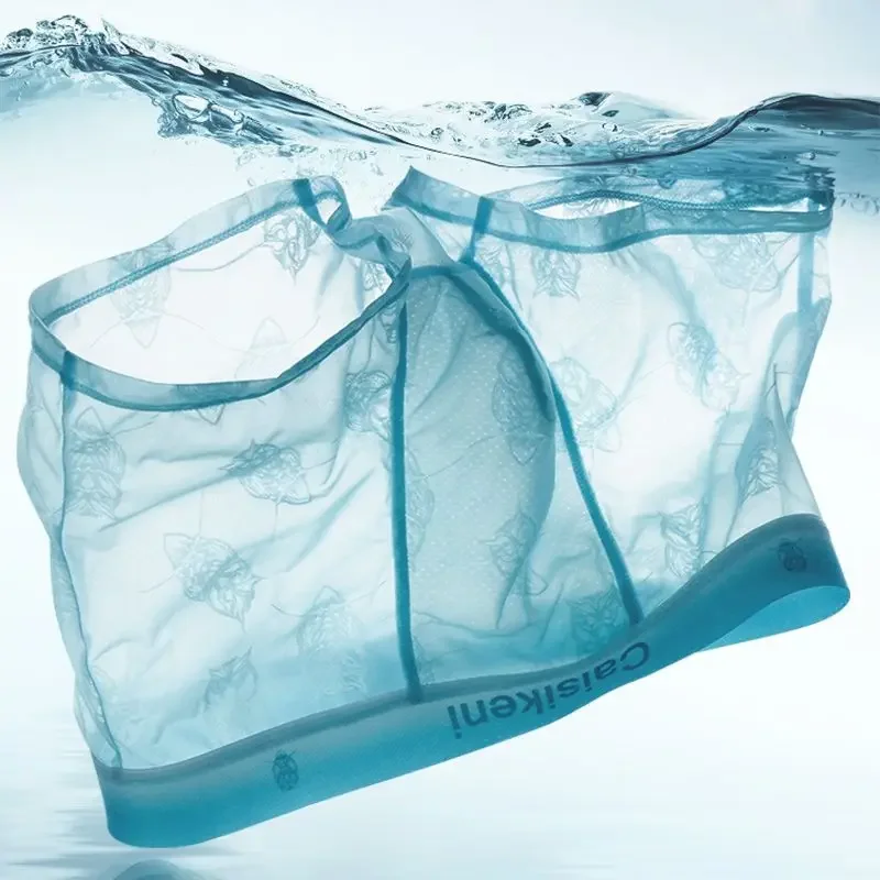 2 шт., мужские прозрачные трусы-боксеры
2 шт., мужские прозрачные трусы-боксеры