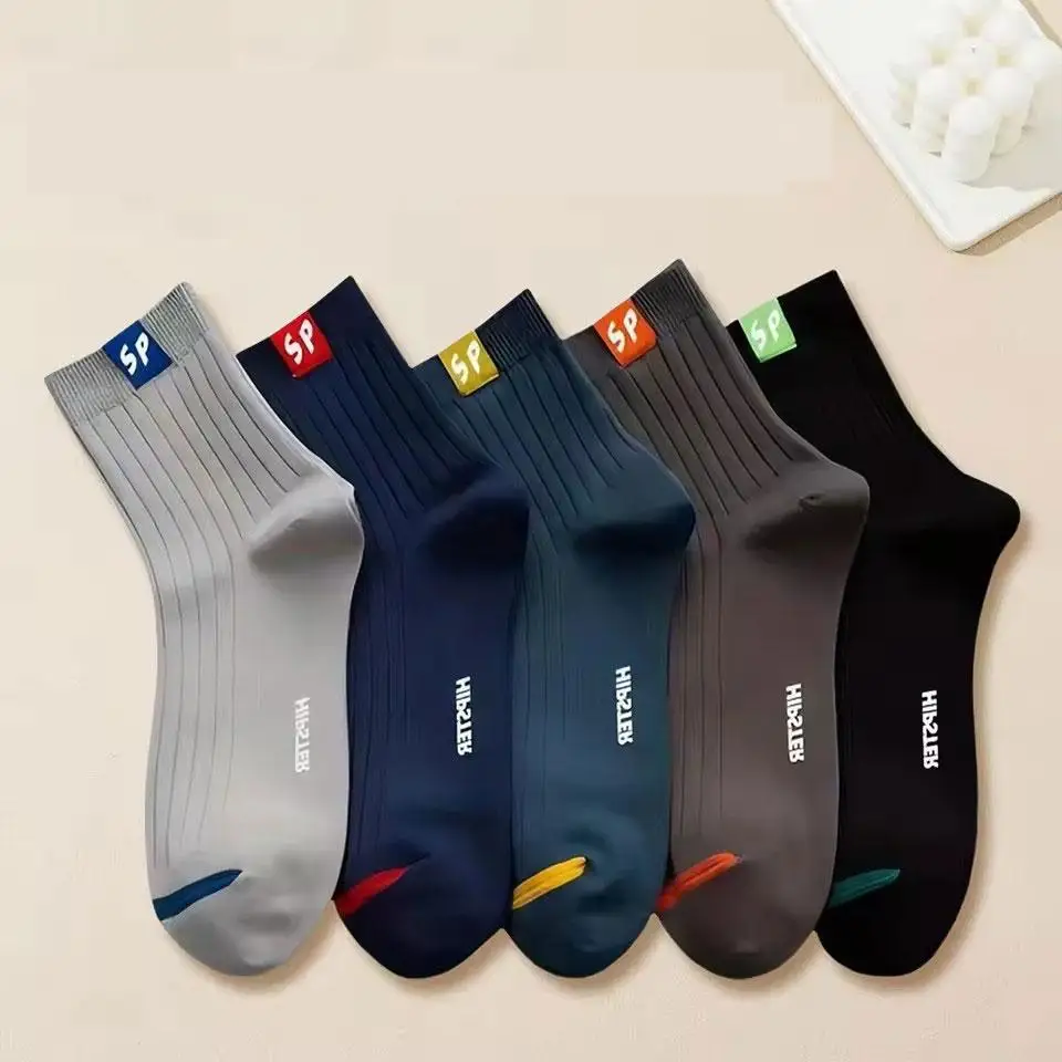 5 Pairs New Men Socks Breathable Letter Print Sports Stockings Comfortable Men Socks Sweat Absorption Business Socks Gifts
5 Pairs New Men Socks Breathable Letter Print Sports Stockings Comfortable Men Socks Sweat Absorption Business Socks Gifts