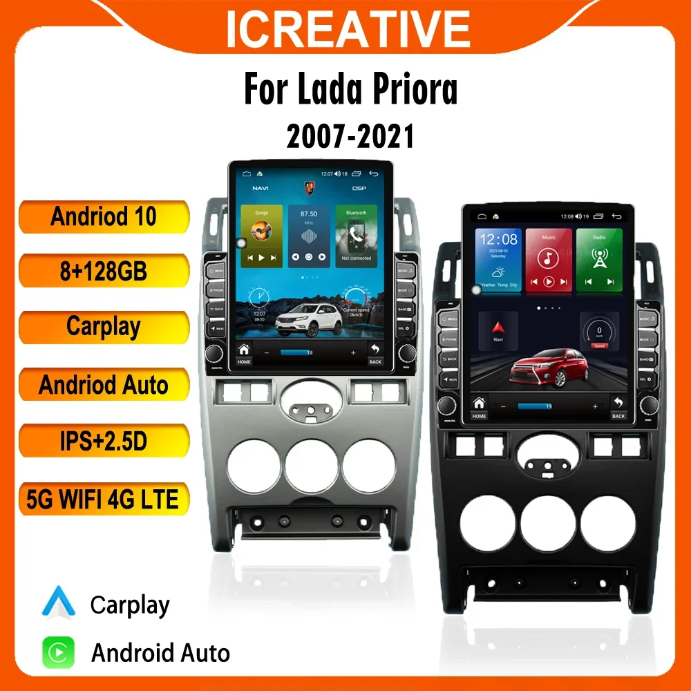 ICREATIVE 2 DIN 9,7 "автомобильное радио для Lada Priora 2007-2021 Android мультимедийный плеер 4G WiFi Carplay GPS навигация авто стерео
ICREATIVE 2 DIN 9,7 "автомобильное радио для Lada Priora 2007-2021 Android мультимедийный плеер 4G WiFi Carplay GPS навигация авто стерео