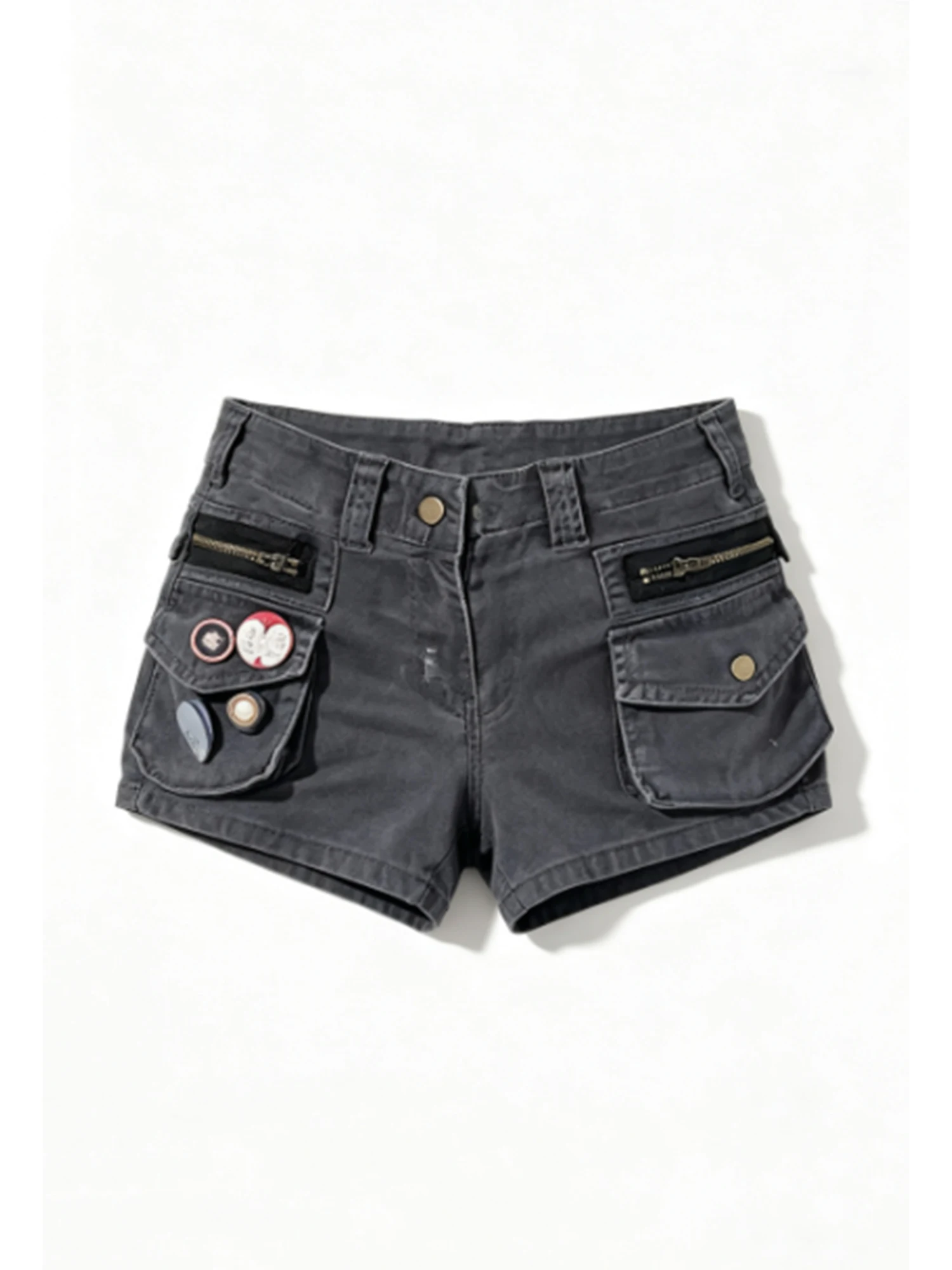Women's Black Gothic Denim Shorts Low Rise A-line Hot Pants Lace Spliced Micro Jean Shorts Slim Micro Bodycon Pants Summer 2026
Women's Black Gothic Denim Shorts Low Rise A-line Hot Pants Lace Spliced Micro Jean Shorts Slim Micro Bodycon Pants Summer 2026