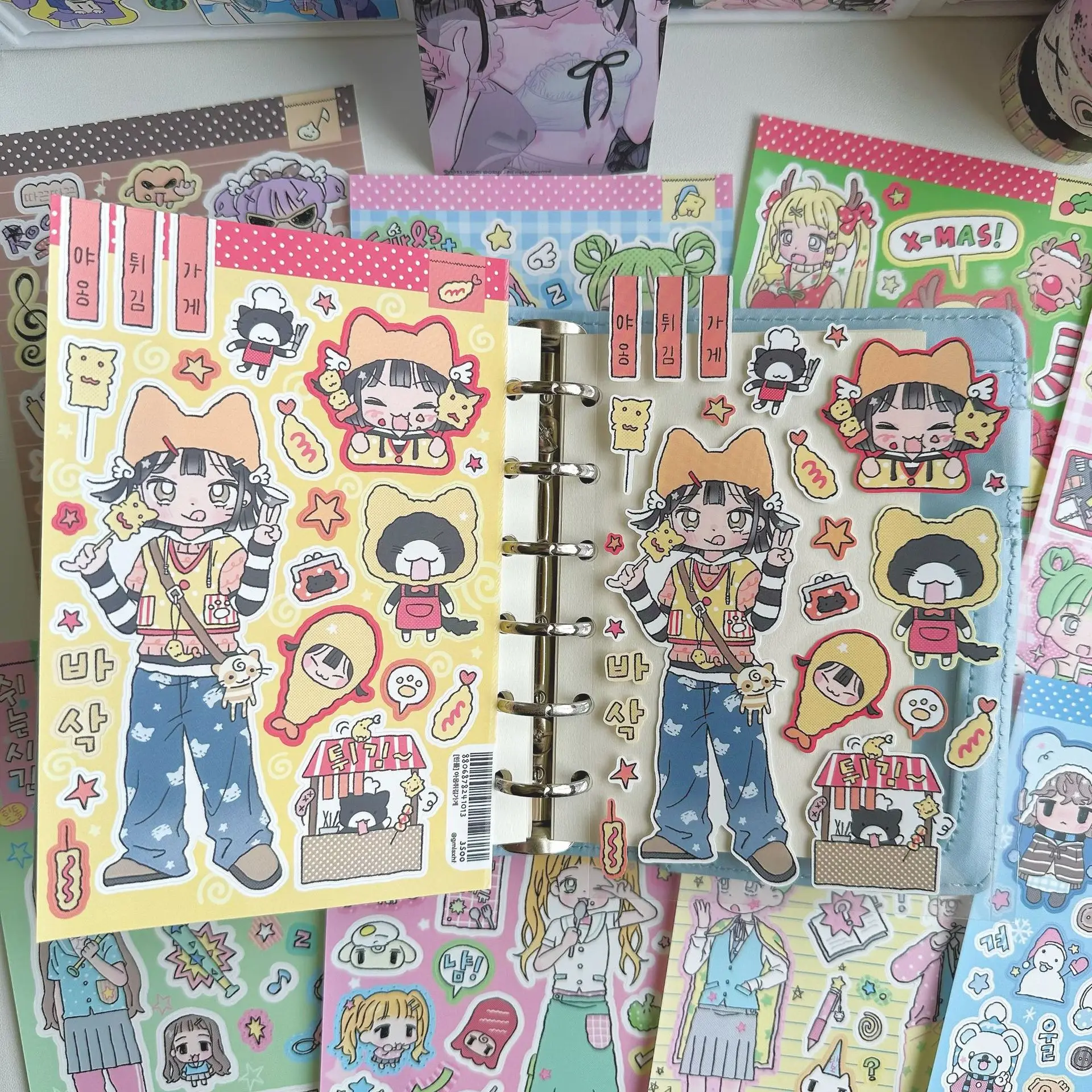 Cute Girl Stickers Korean Hot Sale Cross Border Character Ins Style Gooka DIY Journal Decoration for Craft Supply
Cute Girl Stickers Korean Hot Sale Cross Border Character Ins Style Gooka DIY Journal Decoration for Craft Supply
