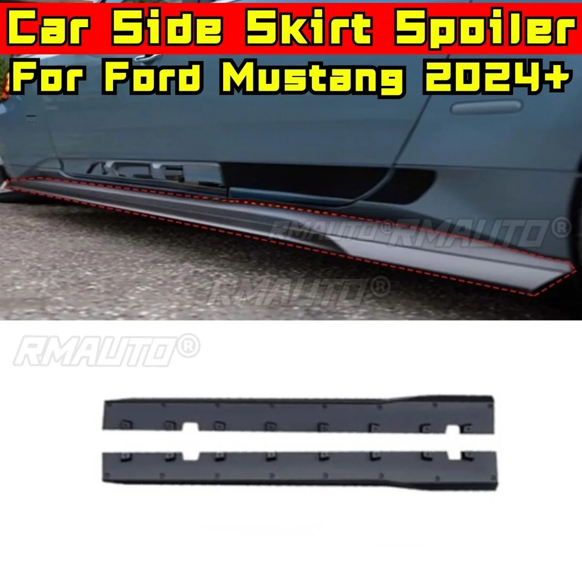 Car Side Skirt Lip Spoiler Extension Diffuser Guard For Ford Mustang 2024+ Car Side Skirt Splitter Apron Car Accessories
Car Side Skirt Lip Spoiler Extension Diffuser Guard For Ford Mustang 2024+ Car Side Skirt Splitter Apron Car Accessories