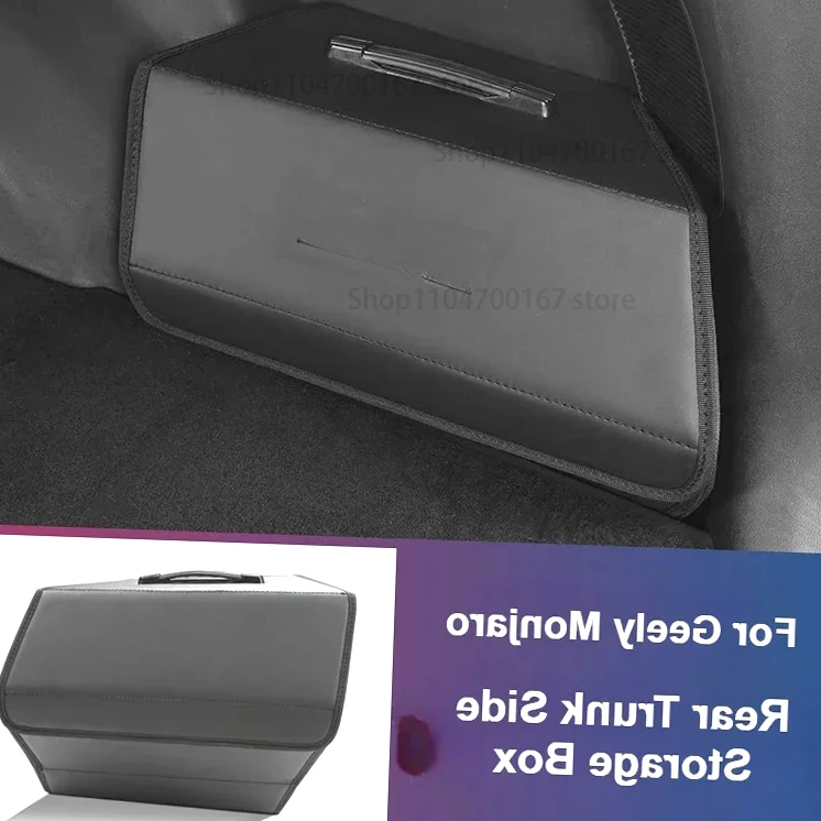 New! For Geely Monjaro KX11 Xingyue L 2023 2024 Rear Trunk Side Storage Box Left Right Tail Box Foldable Organizer Car Accessori
New! For Geely Monjaro KX11 Xingyue L 2023 2024 Rear Trunk Side Storage Box Left Right Tail Box Foldable Organizer Car Accessori