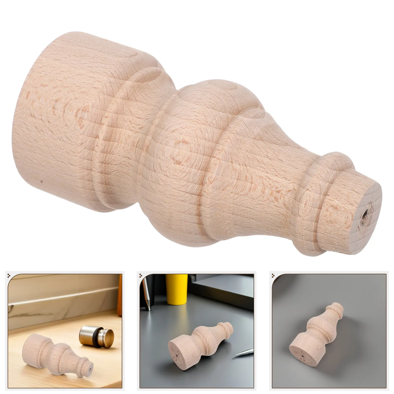 Wood Finial 12x6cm Unfinished Staircase Banister Vintage Post Topper Indoor Baluster Spindle DIY Handrail Bed Post Porch Railing
Wood Finial 12x6cm Unfinished Staircase Banister Vintage Post Topper Indoor Baluster Spindle DIY Handrail Bed Post Porch Railing