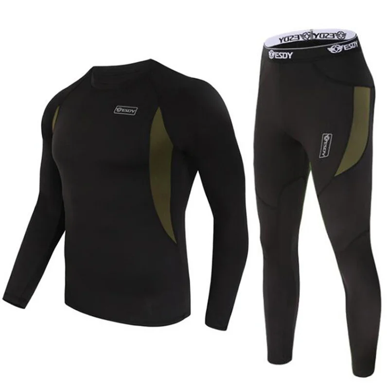 Autumn Winter Warm Underwear Sets Military Tactical Fitness Training Clothing Men Compression Long Johns Running Sportswear Suit
Autumn Winter Warm Underwear Sets Military Tactical Fitness Training Clothing Men Compression Long Johns Running Sportswear Suit