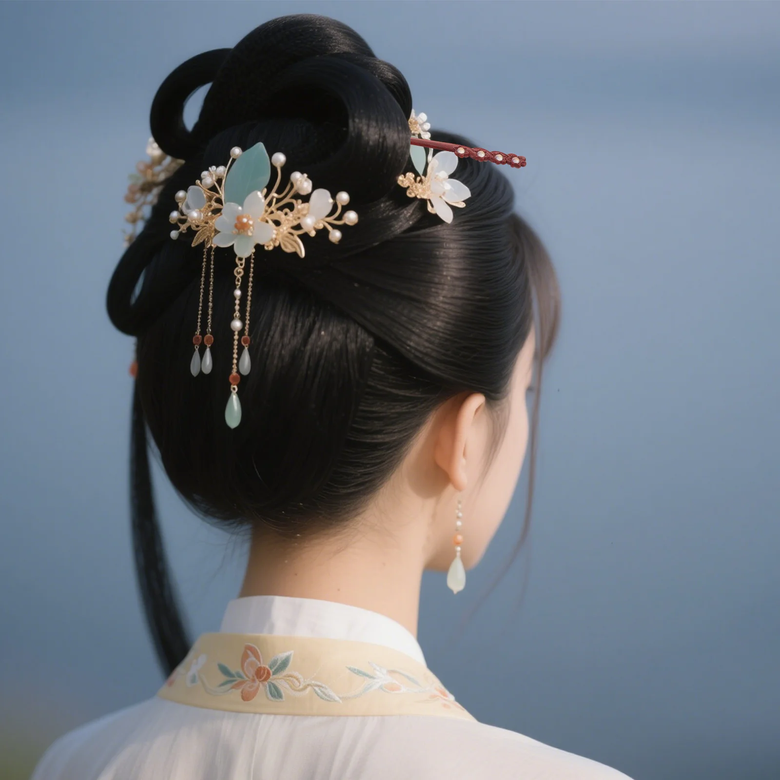 Red Sandalwood Chinese Hairpin Vintage Hair Stick Handmade Double Sided Carved Hair Chopsticks for Women Hanfu Bun Updo
Red Sandalwood Chinese Hairpin Vintage Hair Stick Handmade Double Sided Carved Hair Chopsticks for Women Hanfu Bun Updo