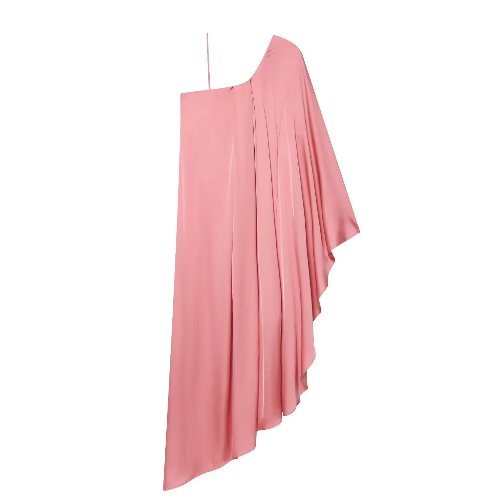 European and American style 2026 new summer style retro temperament solid color one-shoulder design silk satin dress
European and American style 2026 new summer style retro temperament solid color one-shoulder design silk satin dress