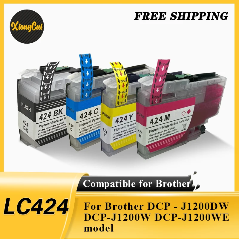 НОВЫЙ 4-цветный стандарт LC424, совместимый с чернильными картриджами для принтеров Brother DCP-J1200DW LC424, многофункциональная универсальная машина
НОВЫЙ 4-цветный стандарт LC424, совместимый с чернильными картриджами для принтеров Brother DCP-J1200DW LC424, многофункциональная универсальная машина