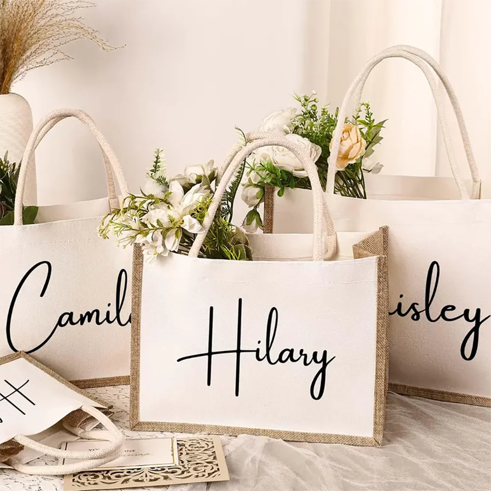 1pcs Personalised Bridesmaid Team Bride Tote Bag Bride To Be Gift Bridal Shower Bachelorette Gifts Supplies Wedding Favors
1pcs Personalised Bridesmaid Team Bride Tote Bag Bride To Be Gift Bridal Shower Bachelorette Gifts Supplies Wedding Favors