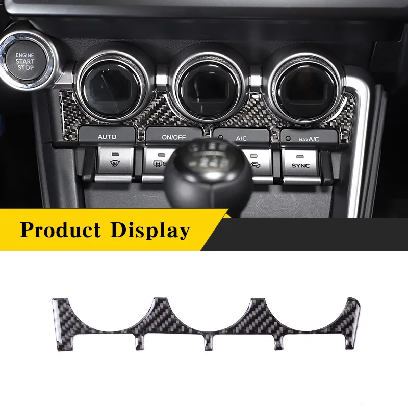 For Subaru BRZ 2022 Real Carbon Fiber Soft Car Air Conditioner Knob Switch Frame Sticker Panel Trim Car Interior Accessories
For Subaru BRZ 2022 Real Carbon Fiber Soft Car Air Conditioner Knob Switch Frame Sticker Panel Trim Car Interior Accessories