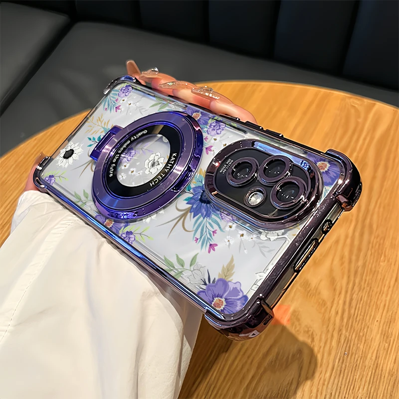 Plating Soft Phone Case For OPPO A96 5G A97 A80 A79 A78 A98 A95 4G A94 A93 A92 Flower Pattern Bracket Shockproof Silicone Cover
Plating Soft Phone Case For OPPO A96 5G A97 A80 A79 A78 A98 A95 4G A94 A93 A92 Flower Pattern Bracket Shockproof Silicone Cover