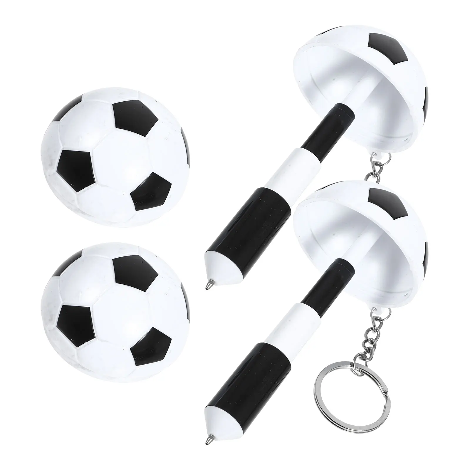 2 Pcs Ballpoint Telescopic Keychain Plastic Retractable Pens Soccer Ballpoint Pen Football Student Gift Writing Tools
2 Pcs Ballpoint Telescopic Keychain Plastic Retractable Pens Soccer Ballpoint Pen Football Student Gift Writing Tools