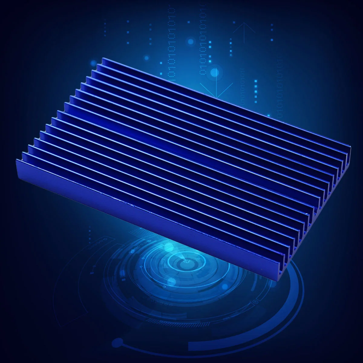 100X60X10Mm Blue Aluminum Alloy Heat Sink For Pcb Ic Chip Efficient Cooling Block Durable Lightweight Electronic Radiator Plate
100X60X10Mm Blue Aluminum Alloy Heat Sink For Pcb Ic Chip Efficient Cooling Block Durable Lightweight Electronic Radiator Plate