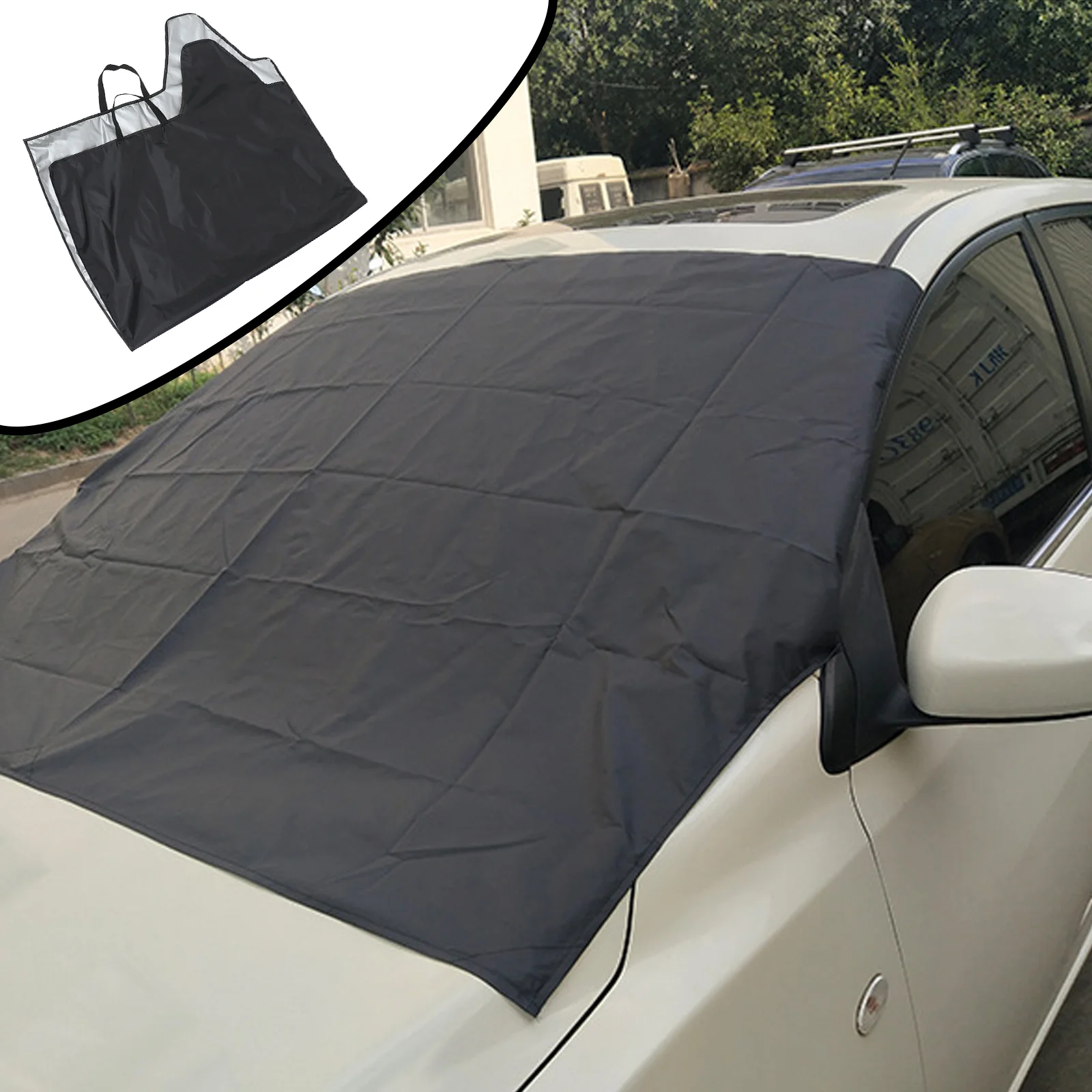 Window Car Sunshade and Snow Shield Auto Silver Coated Cloth Cars Windshield Cover
Window Car Sunshade and Snow Shield Auto Silver Coated Cloth Cars Windshield Cover