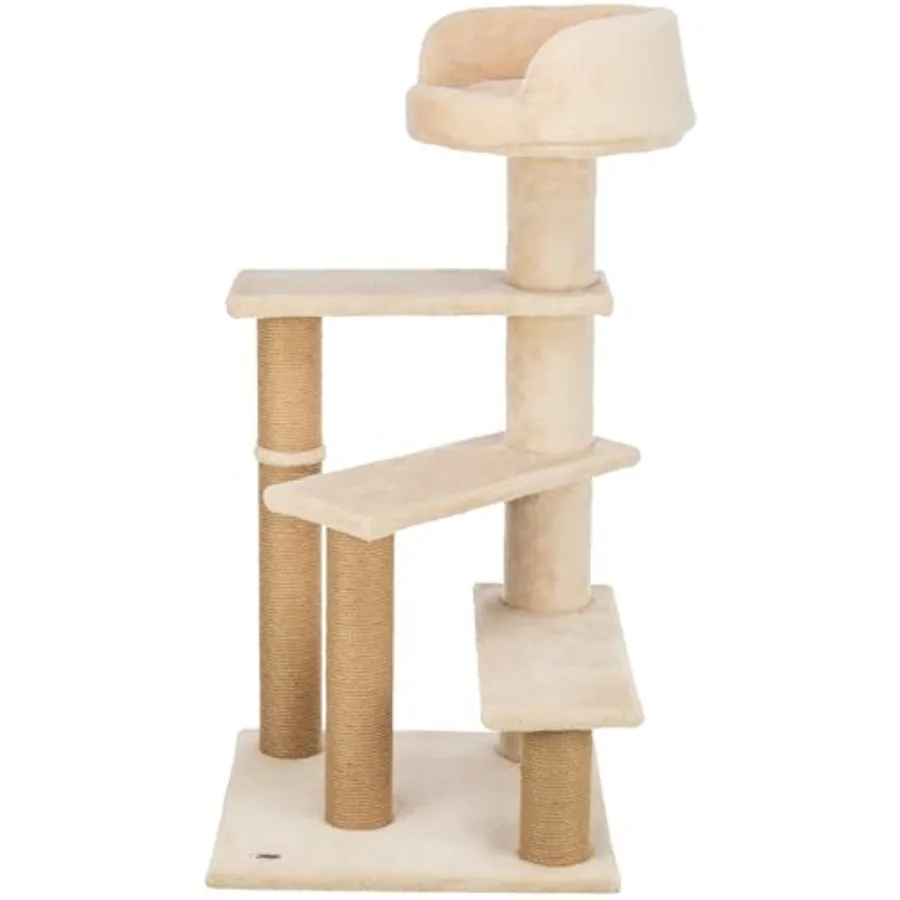 Tulia Senior Cat Tower with Scratching Posts Four Platforms Top Platform with Backrest Beige Medium
Tulia Senior Cat Tower with Scratching Posts Four Platforms Top Platform with Backrest Beige Medium