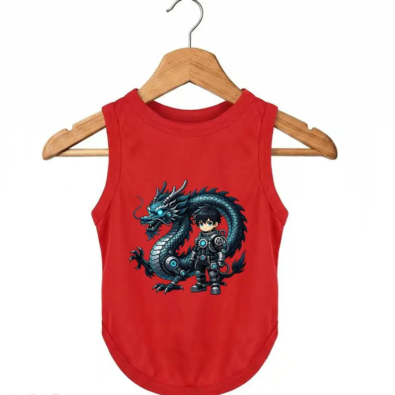 Dog Breathable Vest Summer New Mech Dragon Pet Cool Tank Dog Apparel
Dog Breathable Vest Summer New Mech Dragon Pet Cool Tank Dog Apparel