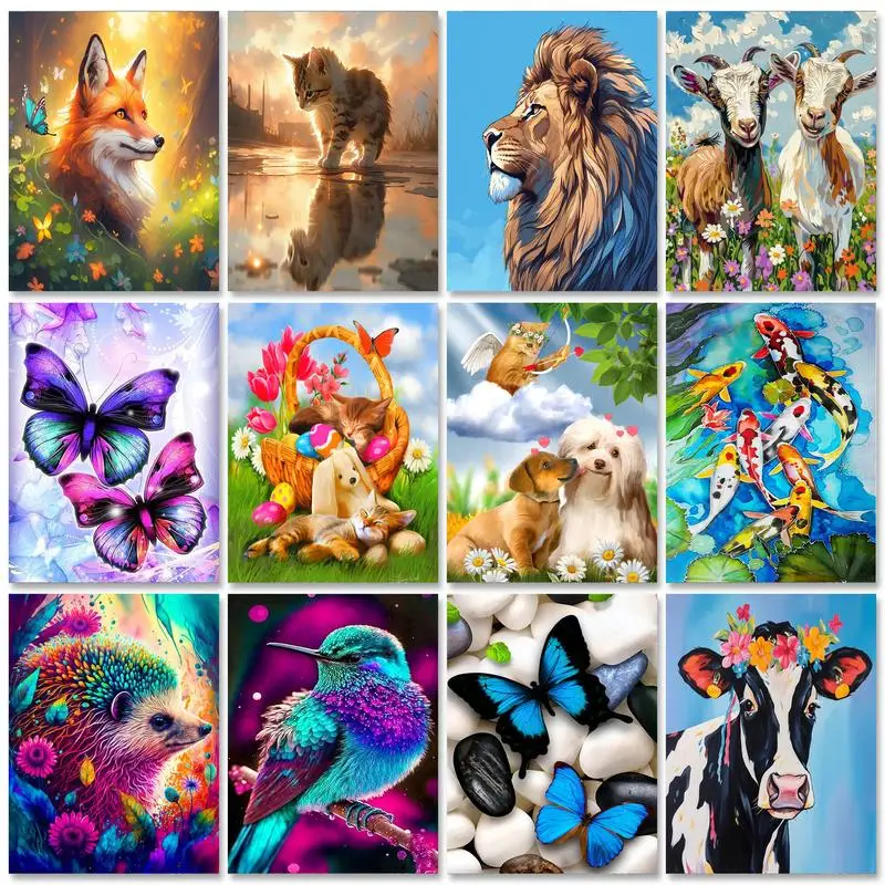 GATYZTORY Diamond Paintings Fish Animals Cross Stitch Embroidery Full Round Diamond Mosaic Handmade Wall Decor Art Needlework
GATYZTORY Diamond Paintings Fish Animals Cross Stitch Embroidery Full Round Diamond Mosaic Handmade Wall Decor Art Needlework