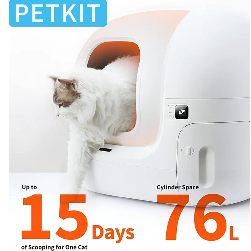 PETKIT PURA MAX Automatic Self Cleaning Litter Box APP Anti-sand Closed Cats Tray Rotary Training Detachable Global Version
PETKIT PURA MAX Automatic Self Cleaning Litter Box APP Anti-sand Closed Cats Tray Rotary Training Detachable Global Version