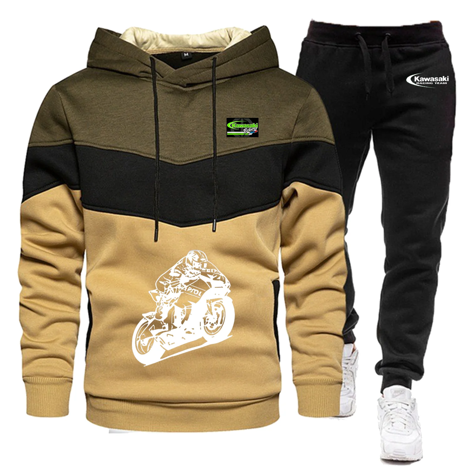 Комплект для тренировок Kawasaki, спортивные костюмы для приключений, мужские брюки, мотоциклетная форма, мужская одежда, гоночный костюм, спортивный костюм из двух предметов унисекс
Комплект для тренировок Kawasaki, спортивные костюмы для приключений, мужские брюки, мотоциклетная форма, мужская одежда, гоночный костюм, спортивный костюм из двух предметов унисекс