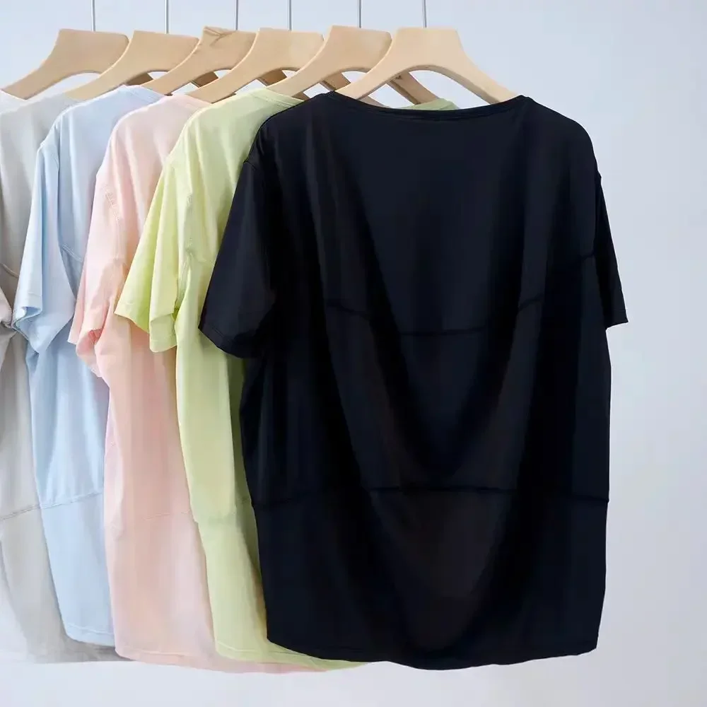 Lemon Back in Actio Women Summer Breathable Soft Elastic Quick-Drying T-shirt Loose Fitness Sports Yoga Short Sleeve Top
Lemon Back in Actio Women Summer Breathable Soft Elastic Quick-Drying T-shirt Loose Fitness Sports Yoga Short Sleeve Top