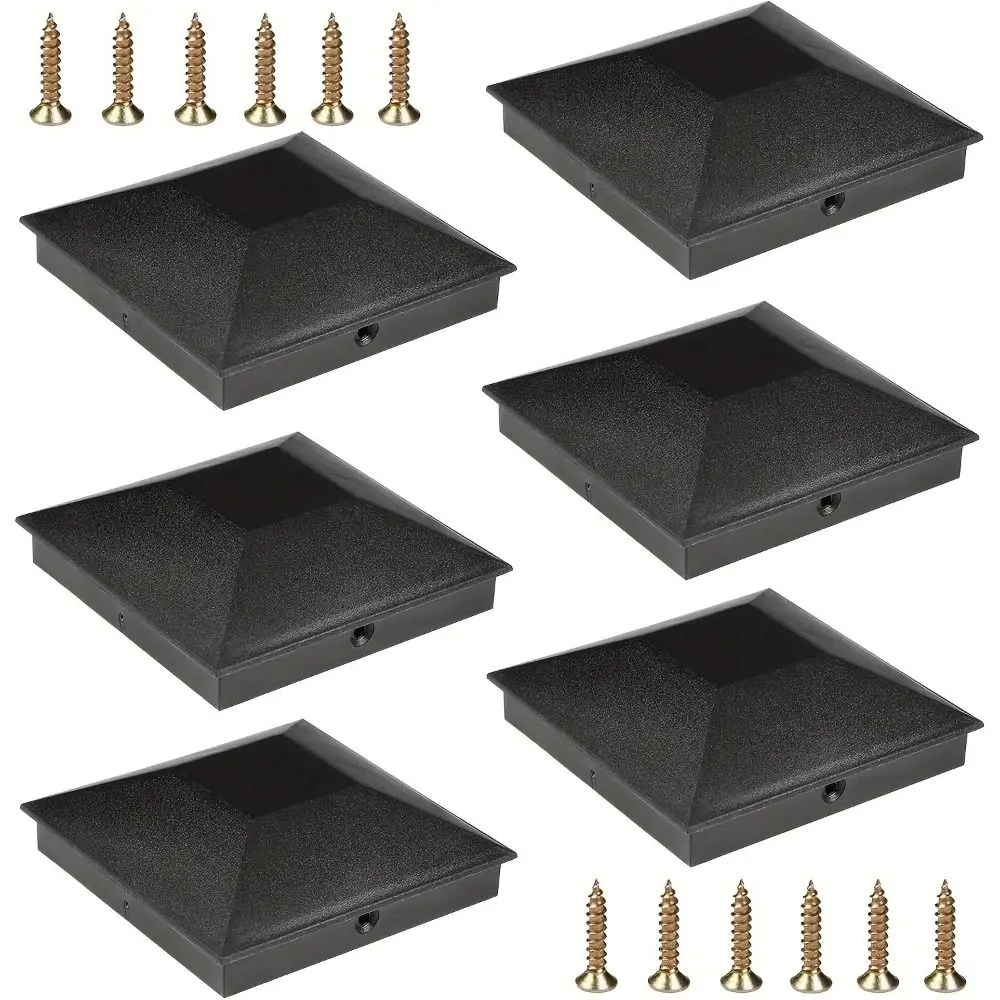6Pcs Waterproof Pyramid Post Caps with Screws 3.5x3.5in Posts Top Protector Easy Installation Replacement Fence Column Toppers
6Pcs Waterproof Pyramid Post Caps with Screws 3.5x3.5in Posts Top Protector Easy Installation Replacement Fence Column Toppers