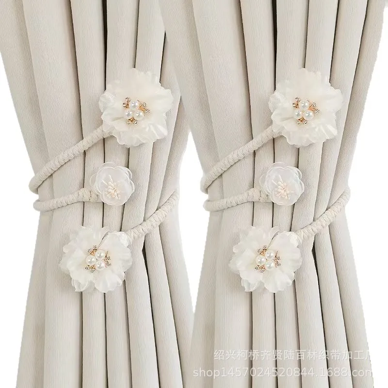 CX light luxury high-end curtain straps, simple and fresh flower creative decorative gauze curtain storage straps
CX light luxury high-end curtain straps, simple and fresh flower creative decorative gauze curtain storage straps