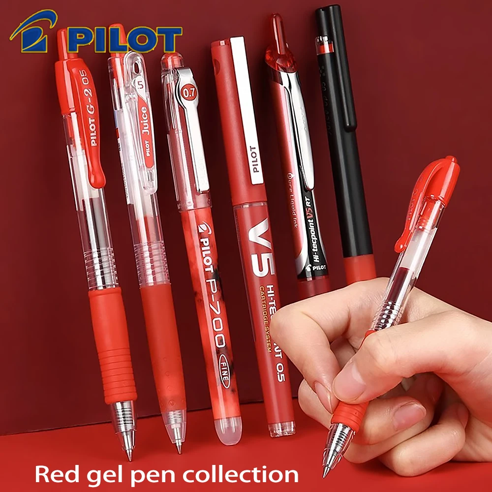 Japan Pilot Red Gel Pen Collection Teacher's Day Gift Rollerball Pen Needle Tip Bullet Tip Back To School Supplies Stationery
Japan Pilot Red Gel Pen Collection Teacher's Day Gift Rollerball Pen Needle Tip Bullet Tip Back To School Supplies Stationery