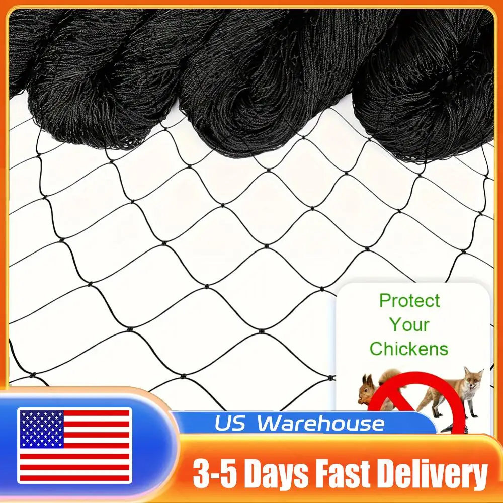 Сетка нейлоновая для защиты от птиц, сетка от ястребов, защитная сетка для курятника, 25 x 50 футов, сетка для фруктовых деревьев от птиц, оленей, белок
Сетка нейлоновая для защиты от птиц, сетка от ястребов, защитная сетка для курятника, 25 x 50 футов, сетка для фруктовых деревьев от птиц, оленей, белок