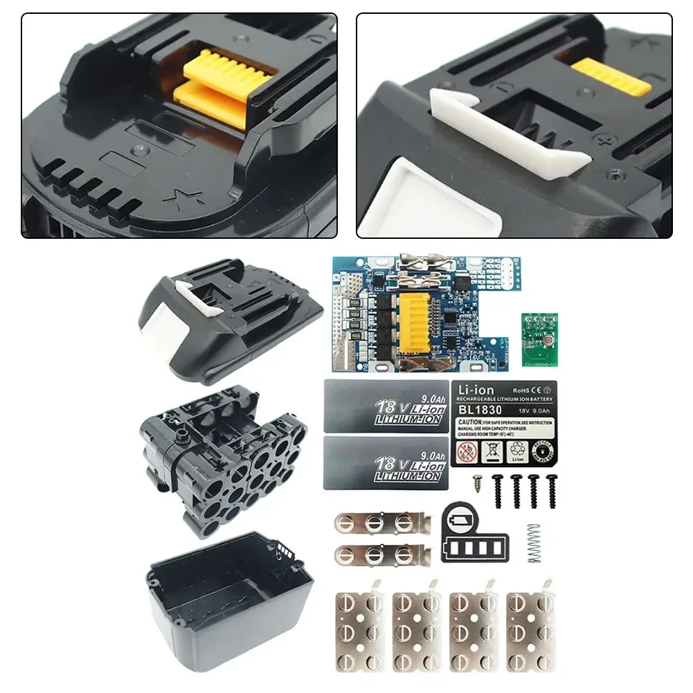 1set Battery Shell Kit BL1890 Li-ion Battery Case PCB Replacement Parts For 8V 9.0Ah DIY Assembly Accessories
1set Battery Shell Kit BL1890 Li-ion Battery Case PCB Replacement Parts For 8V 9.0Ah DIY Assembly Accessories