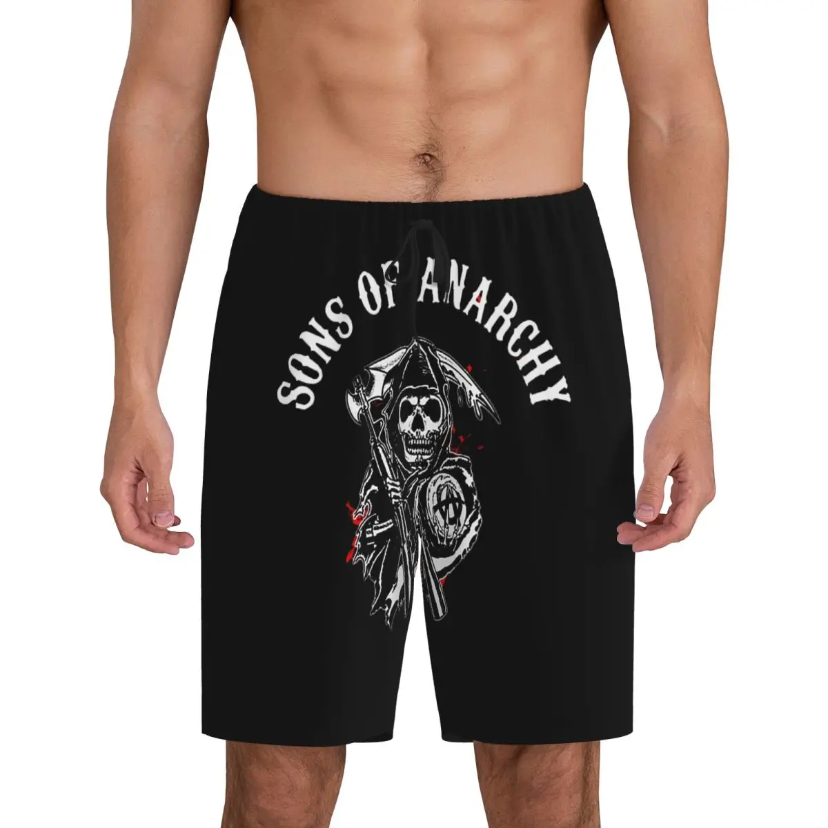 Мужские пижамные штаны Sons Of Anarchy с принтом на заказ, одежда для сна Death Reaper с черепом, пижамы, шорты для сна с карманами
Мужские пижамные штаны Sons Of Anarchy с принтом на заказ, одежда для сна Death Reaper с черепом, пижамы, шорты для сна с карманами