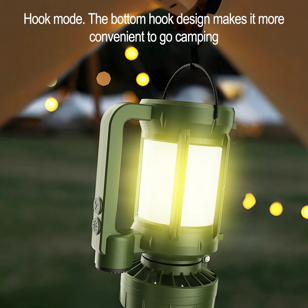 New Solar-Powered Portable Lantern Powerful Camping Lamp Light & Fan Rechargeable LED Flashlight Tent Lights Night Searchlight
New Solar-Powered Portable Lantern Powerful Camping Lamp Light & Fan Rechargeable LED Flashlight Tent Lights Night Searchlight