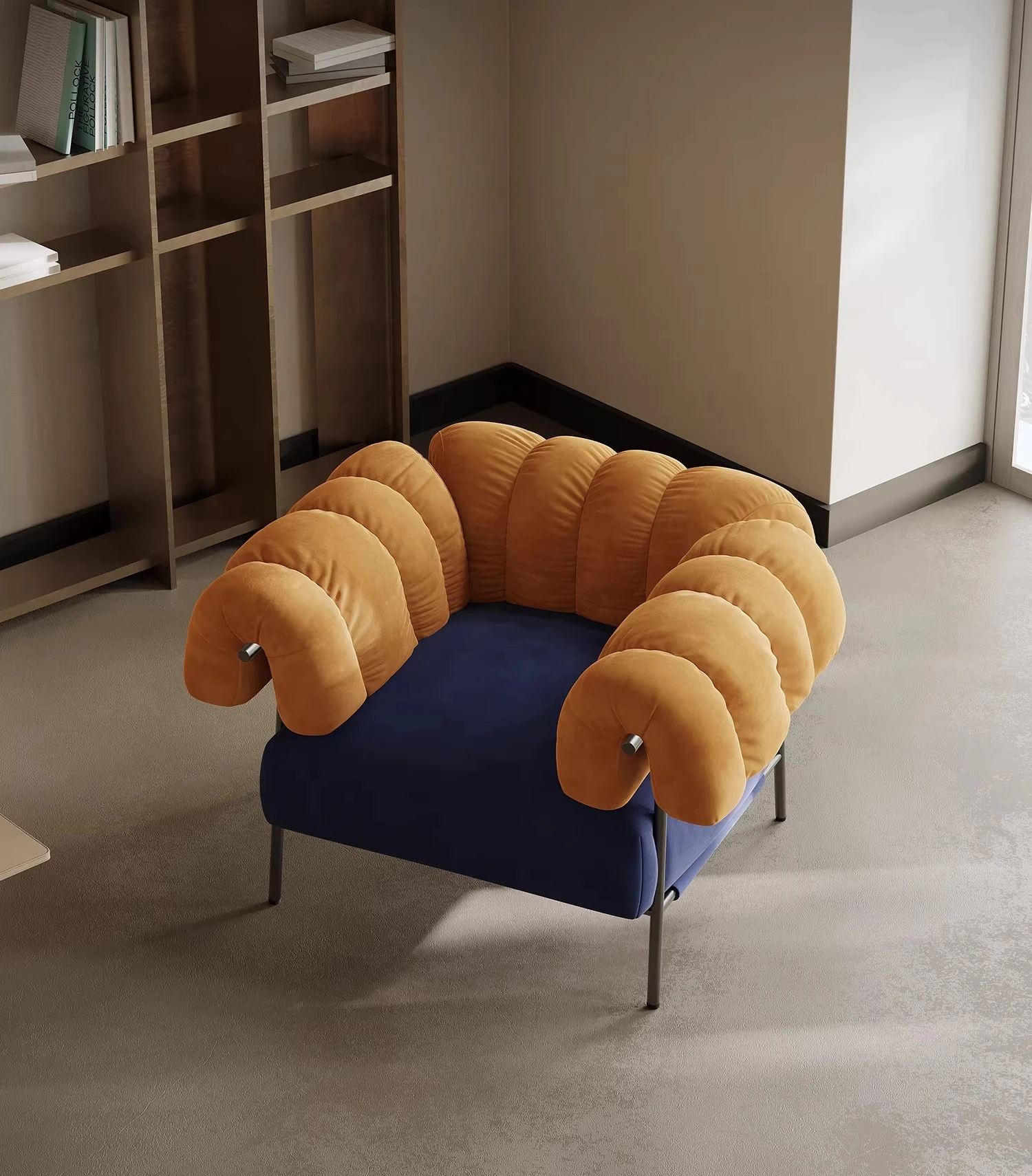 Italian light luxury single sofa chair modern simple leisure chair balcony lazy back chair special-shaped cream wabi sandy wind
Italian light luxury single sofa chair modern simple leisure chair balcony lazy back chair special-shaped cream wabi sandy wind