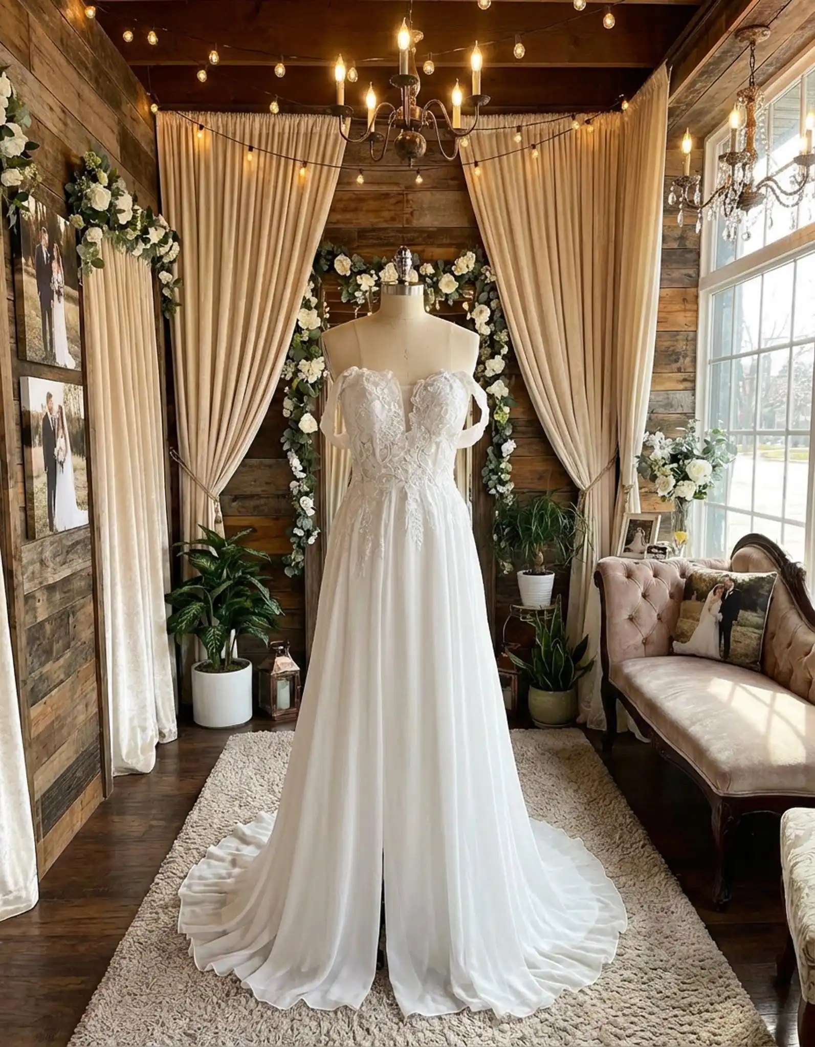 Boho Off Shoulder Wedding Dresses A-Line Bridal Gown For Wedding Customized Bride Dresses vestidos de novia robe de mariée
Boho Off Shoulder Wedding Dresses A-Line Bridal Gown For Wedding Customized Bride Dresses vestidos de novia robe de mariée