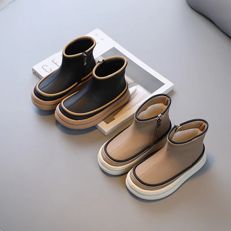 Children's Short Boots 2023 Autumn and Winter New Girls Soft Sole Korean Style Japanese Style Versatile Casual Kids Fashion Boot
Children's Short Boots 2023 Autumn and Winter New Girls Soft Sole Korean Style Japanese Style Versatile Casual Kids Fashion Boot