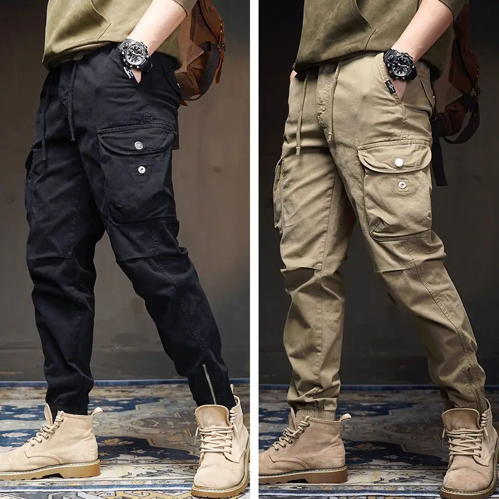 Cargo Pants 2023 Ribbons Black Hip Hop Casual Male Joggers Trousers Fashion Casual Streetwear Pants Men's Side Pockets D114
Cargo Pants 2023 Ribbons Black Hip Hop Casual Male Joggers Trousers Fashion Casual Streetwear Pants Men's Side Pockets D114