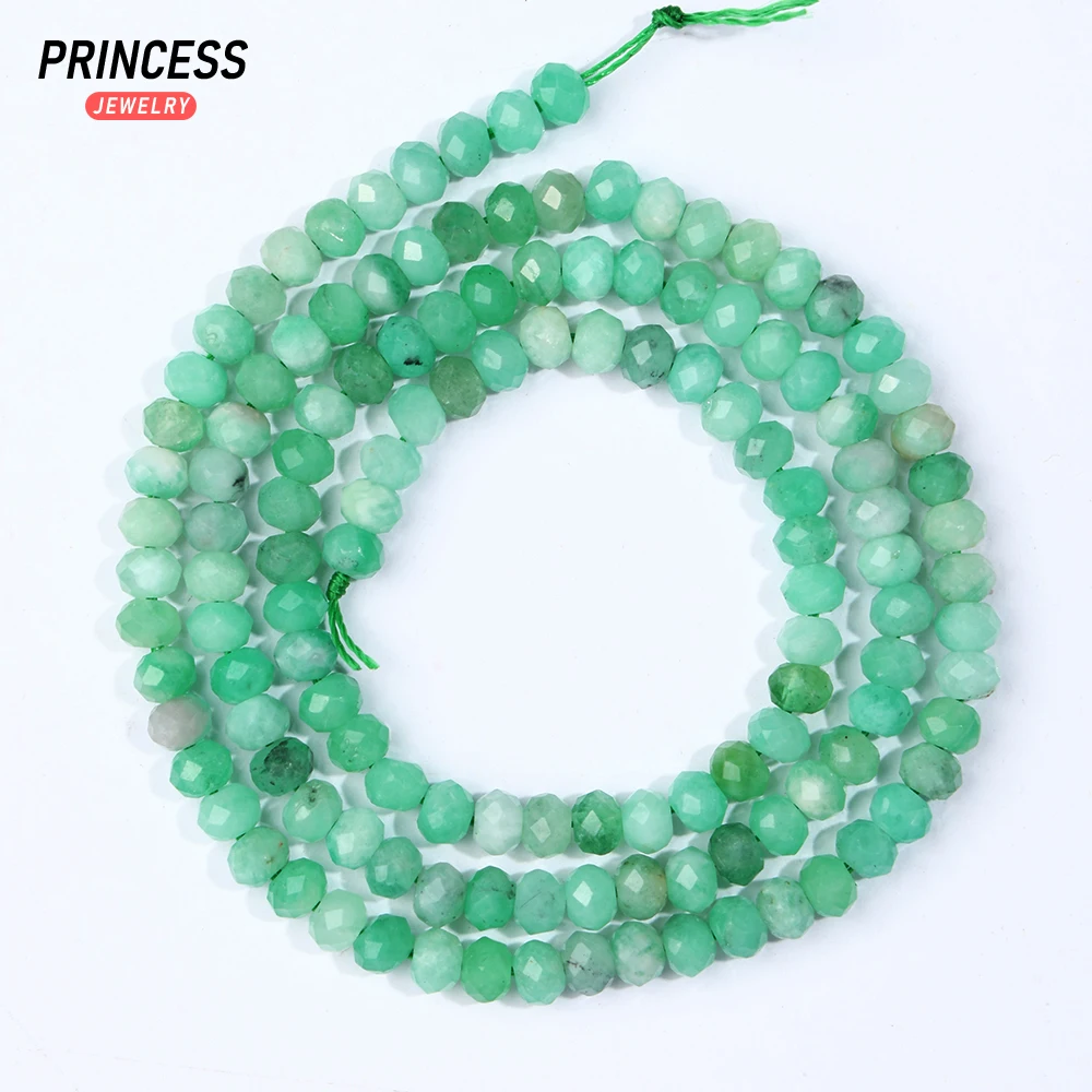 A++ Natural Emerald 3*4mm Rondelle Faceted Beads for Jewelry Making DIY Bracelet Necklace Accessories
A++ Natural Emerald 3*4mm Rondelle Faceted Beads for Jewelry Making DIY Bracelet Necklace Accessories