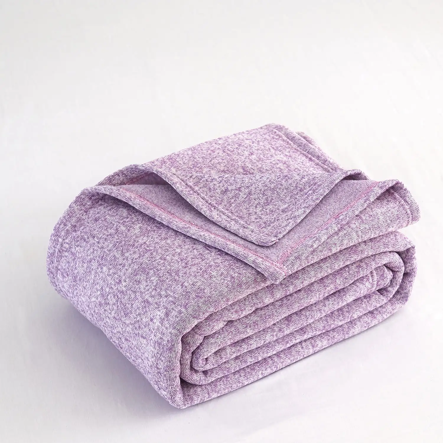 Knit Blanket Queen Size with 2 Shams Lightweight Fuzzy Jersey Blanket, 90X90, Purple
Knit Blanket Queen Size with 2 Shams Lightweight Fuzzy Jersey Blanket, 90X90, Purple