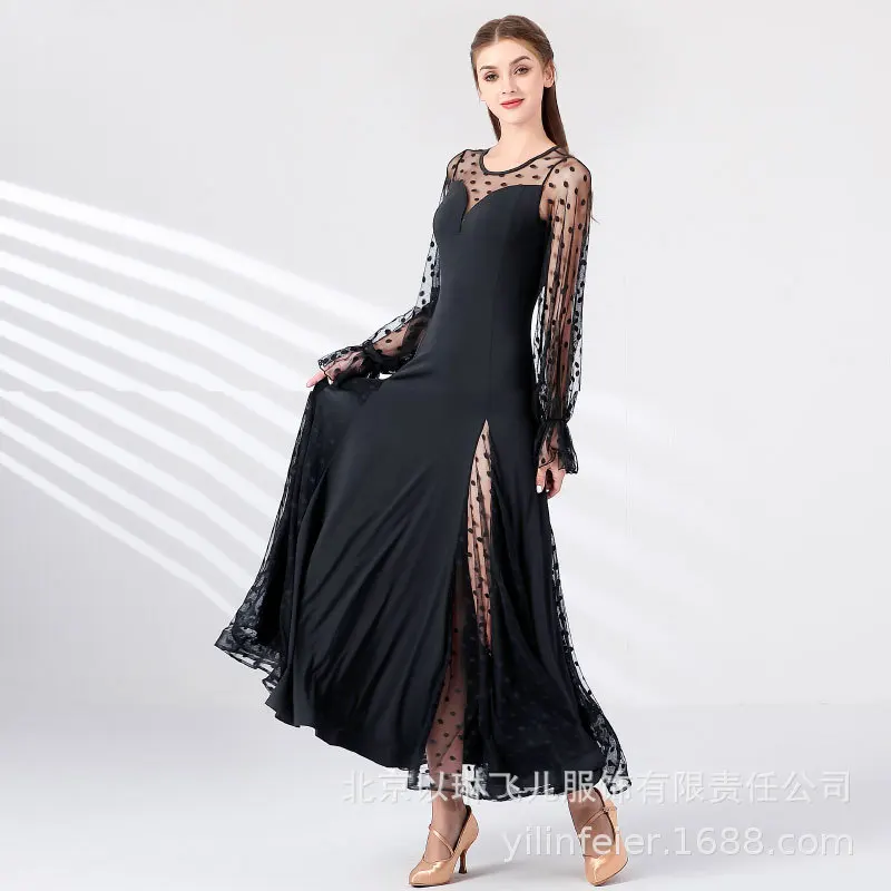 Lace Elegant Ballroom Dance Practice Dress for Women Sexy Waltz Performance Clothes Standard Modern Party Dancewear Costumes
Lace Elegant Ballroom Dance Practice Dress for Women Sexy Waltz Performance Clothes Standard Modern Party Dancewear Costumes