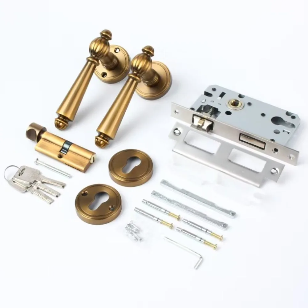 Классический черный бесшумный разделенный дверной замок для спальни, ванной комнаты, офиса, деревянной двери
Классический черный бесшумный разделенный дверной замок для спальни, ванной комнаты, офиса, деревянной двери