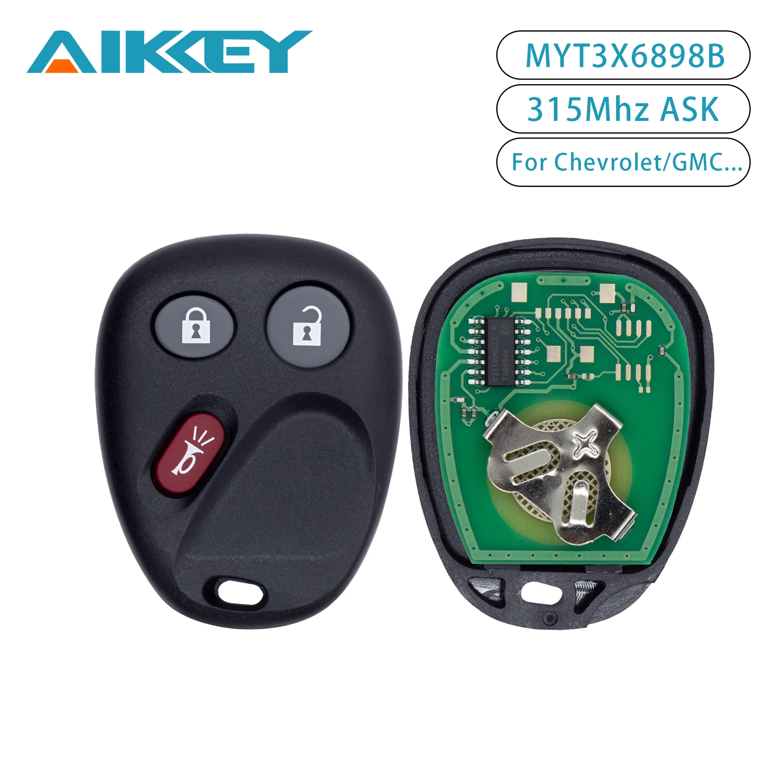 3 Buttons Car Remote Key Case MYT3X6898 315MHZ Vehicle Key for Buick Rainier Chevrolet Trailblazer GMC Envoy Isuzu Oldsmobile
3 Buttons Car Remote Key Case MYT3X6898 315MHZ Vehicle Key for Buick Rainier Chevrolet Trailblazer GMC Envoy Isuzu Oldsmobile
