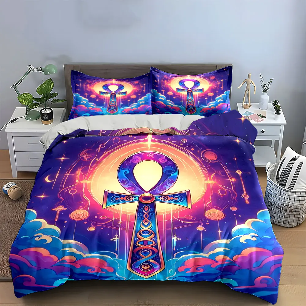Cosmic Ankh Design Decor Set Multiple sizes kid's and adults' bedroom Exquisite 3PC bedding set, gift
Cosmic Ankh Design Decor Set Multiple sizes kid's and adults' bedroom Exquisite 3PC bedding set, gift